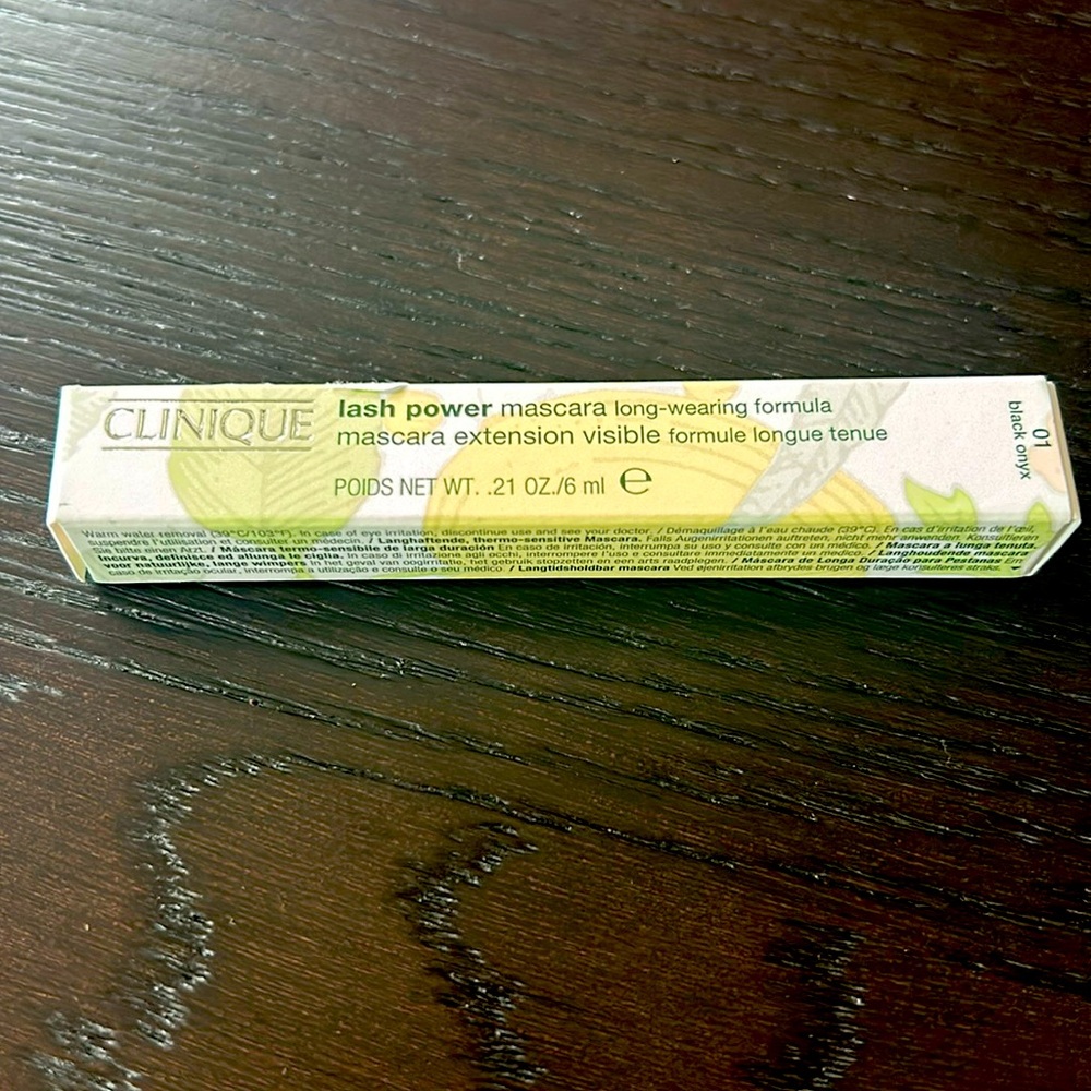 Clinic/power mascara long wearing formula black onyx (01)